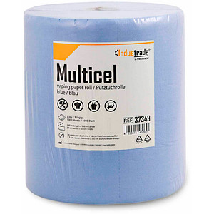 Image Meditrade® Putztuchrolle Multicel 3-lagig blau, 1.000 Blätter