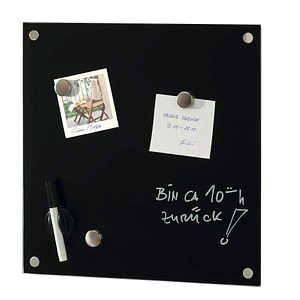 Image Zeller Glas-Magnettafel 40,0 x 40,0 cm schwarz