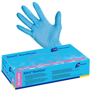 Image Meditrade® unisex Einmalhandschuhe Nitril® NextGen® blau Größe 2XL 100 St.