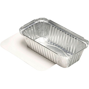 Image 50 PAPSTAR Aluschalen mit Deckel 700 ml