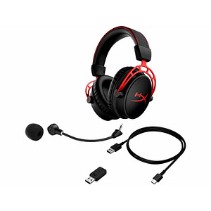 Image HyperX™ Cloud Alpha Gaming-Headset schwarz, rot