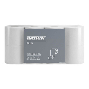 Image KATRIN Toilettenpapier PLUS 3-lagig, 56 Rollen