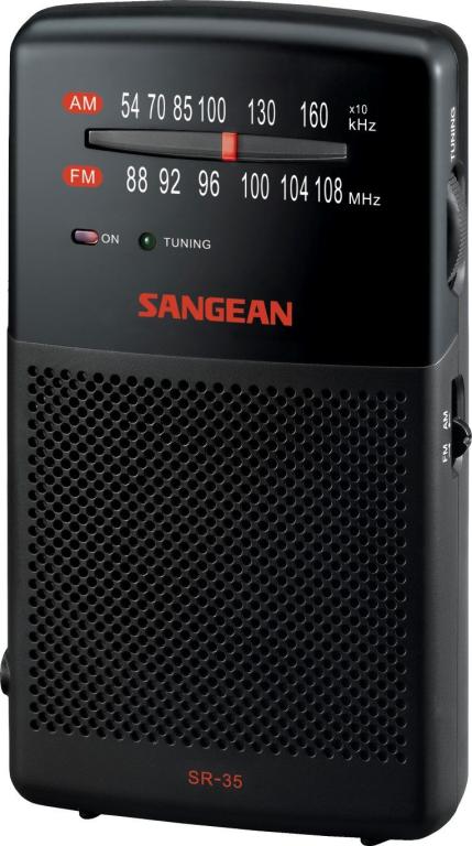 Image SANGEAN SR-35 Taschenradio Black