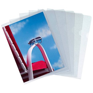 Image 100 FALKEN Sichthüllen DIN A4 transparent genarbt 0,09 mm