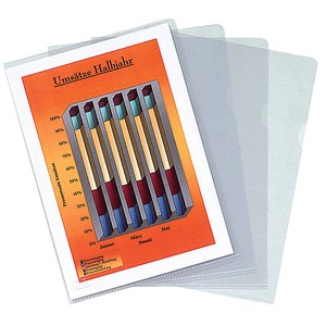 Image 100 FALKEN Sichthüllen DIN A4 transparent genarbt 0,12 mm