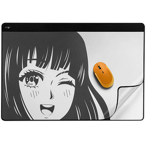 Image cep Schreibtischunterlage Kunststoff Manga schwarz/weiß