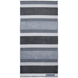Image Dyckhoff Saunatuch XL Stripe grau 100,0 x 200,0 cm