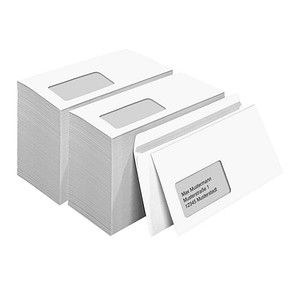 Image MAILmedia Briefumschläge DIN lang mit Fenster weiß 1.000 St.