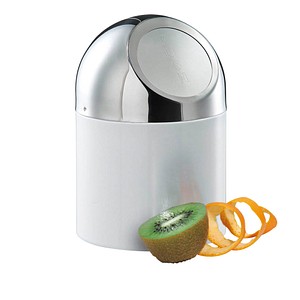 Image Zeller Tischmülleimer 1,2 l weiß