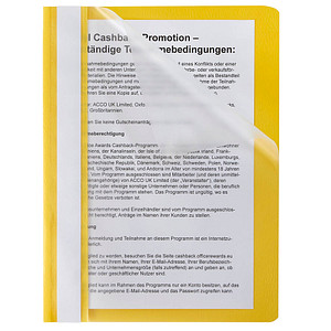 Image Schnellhefter Kunststoff gelb DIN A5