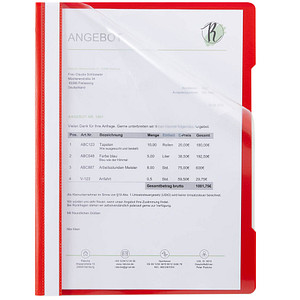 Image Schnellhefter Quality Kunststoff rot DIN A4