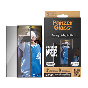 Image PanzerGlass™ Privacy UWF mit Applikator Display-Blickschutzglas für Samsung Galaxy S24 Ultra