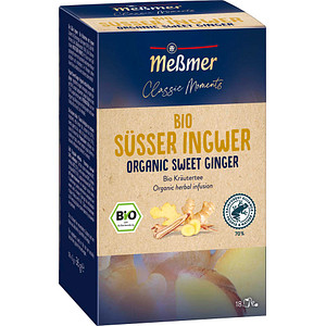 Image Meßmer Süßer Ingwer Bio-Tee 18 Portionen