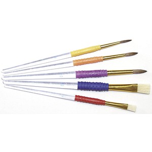 Image Grippy Pinsel-Set Größe 4, 6, 8, 10, 12, 5-teilig
