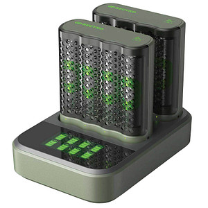 Image GP M452D 2x4-Port + Dockingstation Akku-Schnellladegerät inkl. Akkus