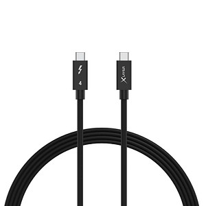 Image XLAYER Thunderbolt 4 Kabel USB-C 1,0 m schwarz