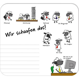 Image RNK Verlag Mousepad Block "Wir schaafen das!", 240 x 220 mm