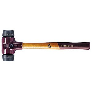 Image HALDER SIMPLEX Schonhammer Ø 60 mm Kopf: Gummi