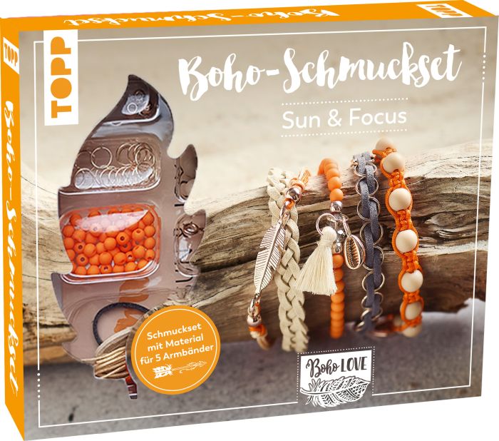 Image Boho-Schmuckset Sun & Joy (Orange)