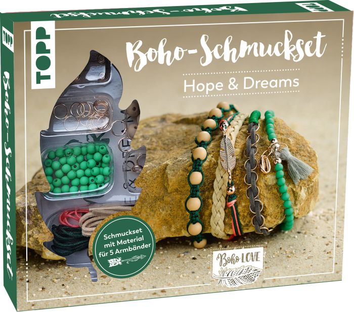 Image Boho-Schmuckset Hope & Dreams (Grün)