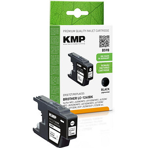 Image KMP B59B  schwarz Druckerpatrone kompatibel zu brother LC-1240BK