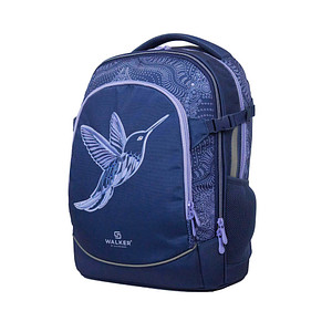Image Walker Schulrucksack Fame 2.0 Kolibri Kunstfaser lila