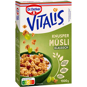 Image Dr.Oetker Vitalis Knuspermüsli Müsli 1500,0 g