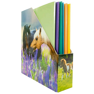 Image HERMA Stehsammler "Pferdewiese", DIN A4, Karton, (B)85 mm