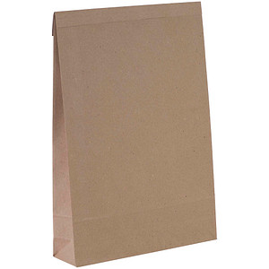Image flexiPAK Faltentaschen classic eco Doppelfixverschluss ca. DIN B4 ohne Fenster natur mit 7,0 cm Falte, 300 St.