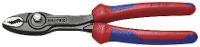 Image KNIPEX VDE-Frontgreifzange TwinGrip 200mm 4-22mm / 5/32-7/8" 030872