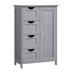 Image VASAGLE Badschrank grau 55,0 x 28,5 x 82,0 cm