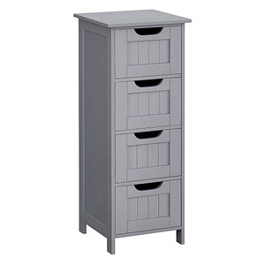 Image VASAGLE Badschrank grau 30,0 x 28,5 x 82,0 cm