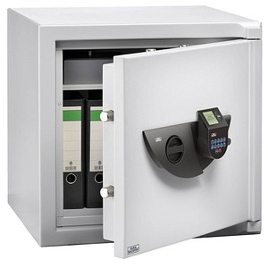 Image BURG WÄCHTER Sicherheitsschrank WS Office 801 E FP Sicherheitsstufe B nach VDMA 24992 lichtgrau 64,1 x 55,4 x 62,6 cm