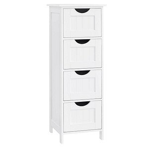Image VASAGLE Badschrank LHC40W weiß 30,0 x 28,5 x 82,0 cm