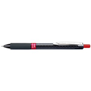 Image Pentel Oh!Gel Gelschreiber schwarz/rot 0,35 mm, Schreibfarbe: rot