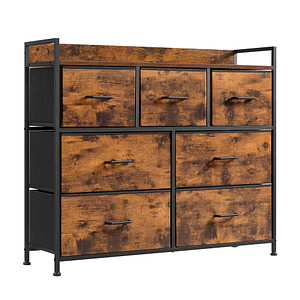 Image SONGMICS Sideboard, LTS137B01 braun 98,0 x 28,5 x 85,0 cm