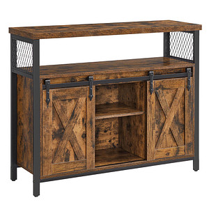 Image VASAGLE Sideboard, LSC092B01 braun 100,0 x 33,0 x 80,0 cm
