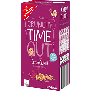Image GUT&GÜNSTIG Knusper weniger süß Müsli 600,0 g