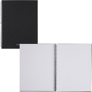 Image BRUNNEN Notizbuch Premium Wire DIN A4 punktkariert, schwarz Hardcover 192 Seiten