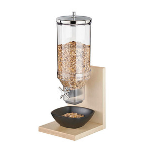 Image APS Müslispender Bridge Ahorn hellbraun, silber 4,5 l