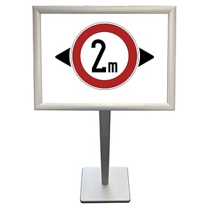 Image LMG Infoständer silber DIN A3