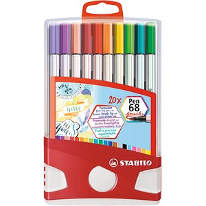 Image STABILO Pinselstift Pen 68 brush, 20er ColorParade