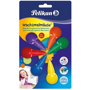 Image 6 Pelikan wachsmalmäuse® Wachsmalstifte farbsortiert