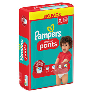 Image Pampers® Windeln baby-dry™ BIG PACK  Größe Gr. 6 (14-19 kg) für Kids und Teens (4-12 Jahre), 46 St.
