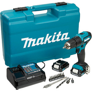 Image makita HP333DSAX1 Akku-Schlagbohrschrauber-Set 12,0 V, mit 2 Akkus