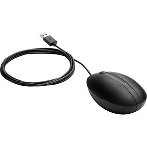 Image HP Wired 320M Maus ergonomisch kabelgebunden schwarz