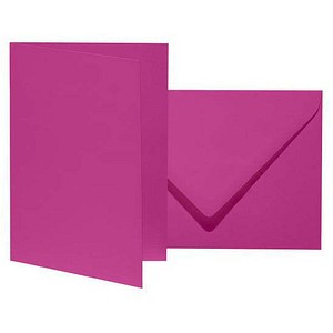 Image 10 artoz Faltkarten mit Briefumschlägen Mosaic DIN B6 fuchsia