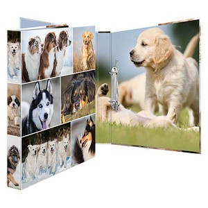 Image HERMA Ringbuch "Animals" - Hunde, DIN A4, 2-Ring-Mechanik