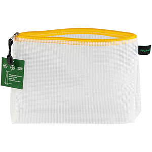 Image FolderSys Reißverschlussbeutel transparent/gelb 0,28 mm, 1 St.