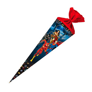 Image Nestler Tradition in Emotion Schultüte Justice League 70,0 cm blau/rot